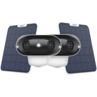 Reolink – Caméra de surveillance 4K avec vision nocturne couleur – Vue panoramique 180° – Wi-Fi 6 – Alimentation solaire – IP66