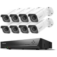 Reolink – Kit de vidéosurveillance 4K 8MP – Détection de personne et véhicule – Enregistrements 24/7 – Installation Plug & Play – Disque dur 4To inclus