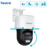 Reolink – Caméra PTZ 4K 8MP extérieure PoE – Double objectif 6x zoom – Suivi automatique – Vision nocturne couleur – Détection intelligente
