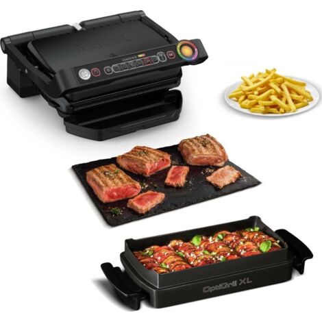 TEFAL Optigrill+ Snacking &amp Baking GC7148 schwarz tefal