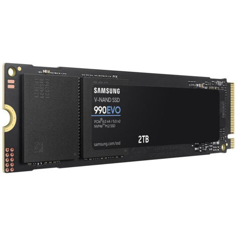 Samsung SSD 990 EVO 2TB M.2 MZ-V9E2T0BW, M.2 2280, PCIe 4.0 bis zu 5000/4200MB/s lesen/schreiben (1/5)