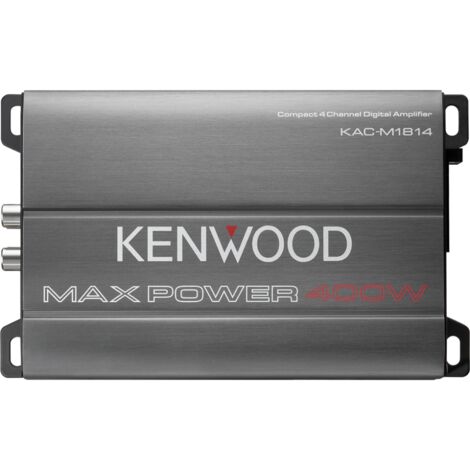 Kenwood KAC-M1814 Endstufe grau 4-Kanal 400W