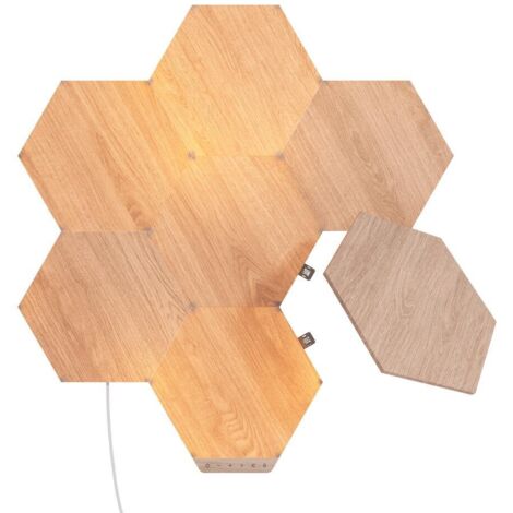 Nanoleaf Elements Wood Look Hexagon 7PK Starter Kit (1/5)