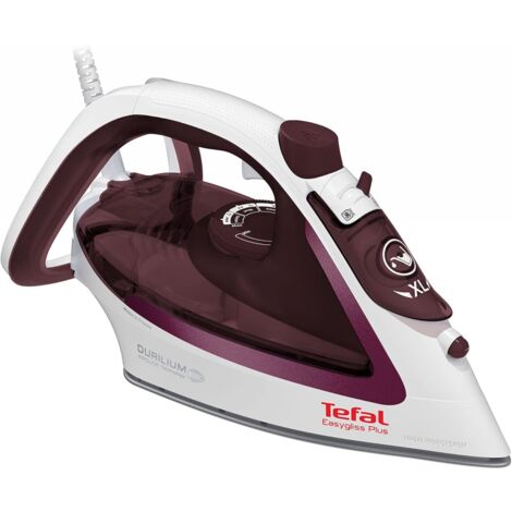Tefal FV5716 Easygliss Plus Dampfbügeleisen, Weiß/Rot, 2500 Watt
