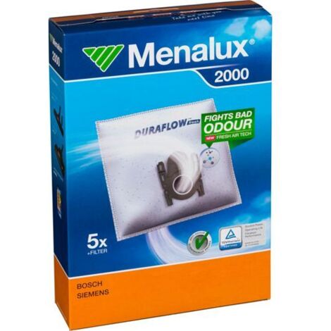 Staubbeutel für Bosch/SIEMENS 5 Stück – Hygieneverschluss – Kompatibel mit Kärcher, Privileg, Severin – 2000 (1/10)