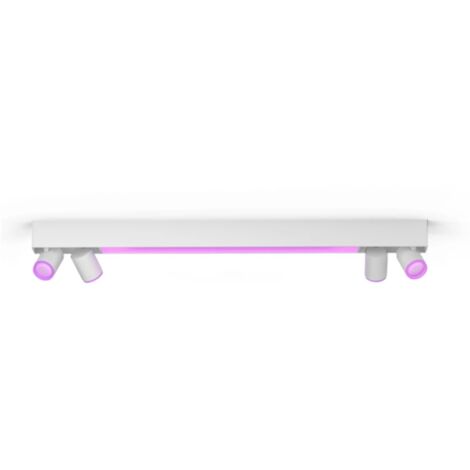 Philips Hue White & Color Ambiance BT Centris Spot 4 flg. weiß 4200lm (1/4)