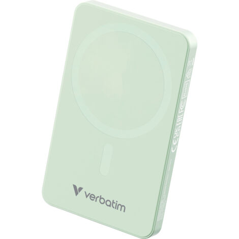 Verbatim Essential Power Bank magn.wirel. 5000mAh grün. 32226 (1/3)