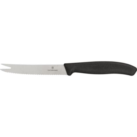Victorinox Classic schwarz Käse- und Wurstmesser (1/2)
