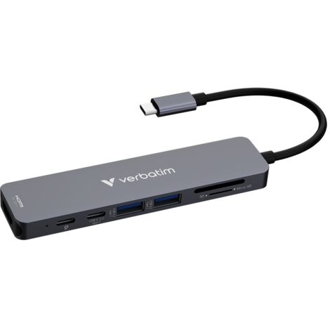 Verbatim USB-C Essentials Multi- Port Hub 7 Port 32158 (1/5)