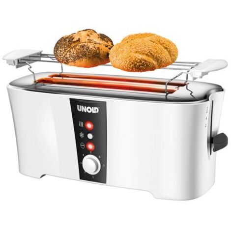 Unold 38020 Toaster Design Dual Weiss-Schwarz