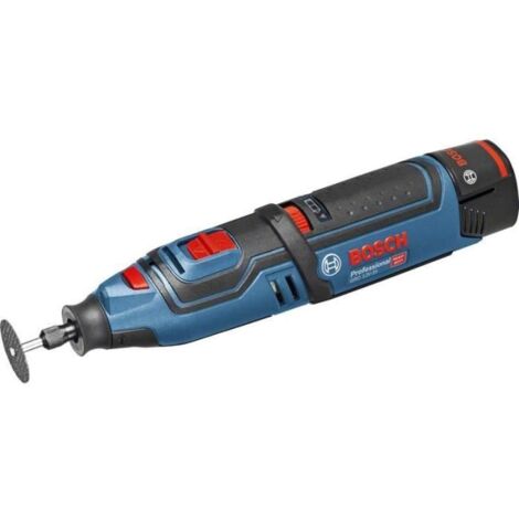 Bosch Akku Multifunktionswerkzeug GRO 10,8V Li ,blau, L-BOXX, 2,0 Ah Li-Ionen-Akku