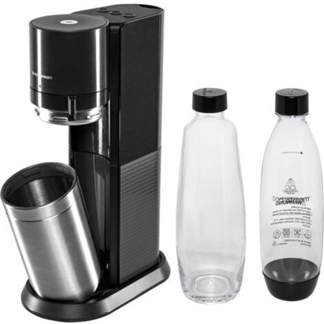 SodaStream Zubereitung von Getränken - E-Duo Black Wassersprudler mit Zubehör, schwarz 42007114