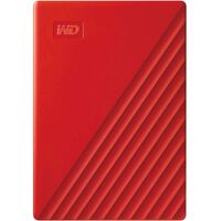 Western Digital My Passport 4TB Rot HDD USB 3.0 new
