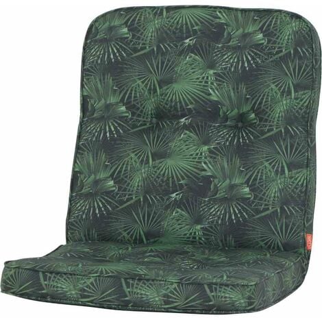 100% Sesselauflage grün, Dessin 100cm Baumwolle TARENT Palme