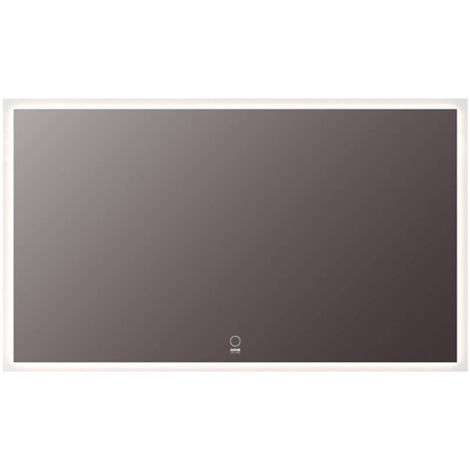 HOME DELUXE - LED-Spiegel NOLA - Rechteckig 120 x 70 cm - 3 verschiedene Lichtfarben, Antibeschlagssystem - 38 Watt Gesamtleistung I Wandspiegel Badspiegel Badezimmerspiegel  LED-Spiegel Spiegel Schmi