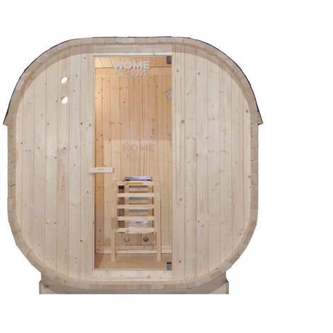 HOME DELUXE - Outdoor Sauna CUBE  Größe: M  Sauna Outdoor-Sauna Holzsauna Im