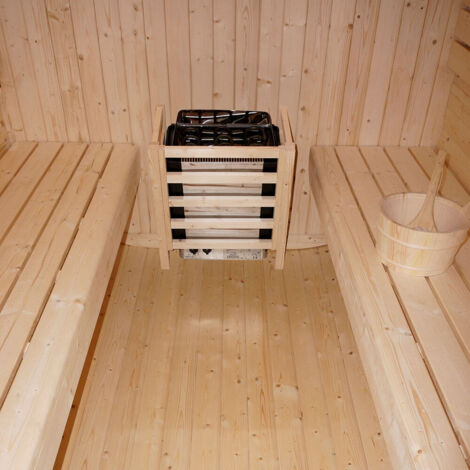 HOME DELUXE - Outdoor Sauna CUBE  Größe: M  Sauna Outdoor-Sauna Holzsauna Im