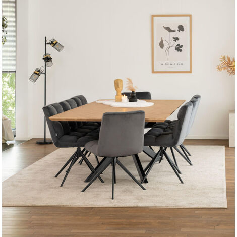 Esstisch Mit 8 Stuhlen Set