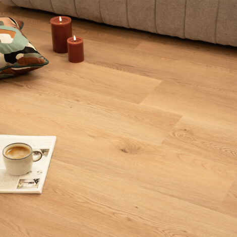 HOME DELUXE Klick-Vinylboden mit Trittschall LOMEA Helle Eiche - 1 m² klick vinyl mit trittschalldämmung, vinylboden mit trittschalldämmung, klick vinylboden mit dämmung
