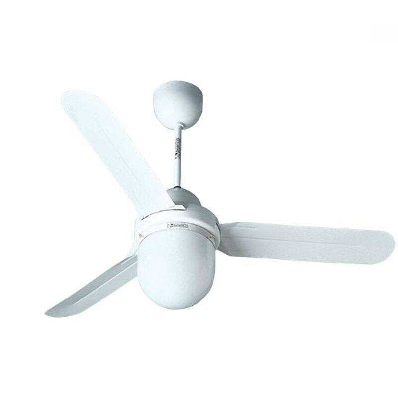 Ventilatore da soffitto, Bayomo, DC,107cm, con pale a scomparsa  trasparenti, corpo bianco, design, con luce, Lba Home