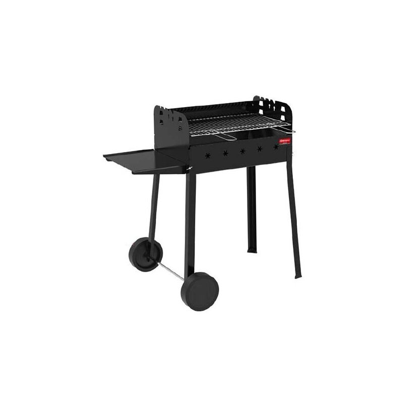 FERRABOLI Barbecue A CARBONELLA GRIGLIA CROMATA 58X37 con Ruote MOD. ISEO -  0151 : : Giardino e giardinaggio