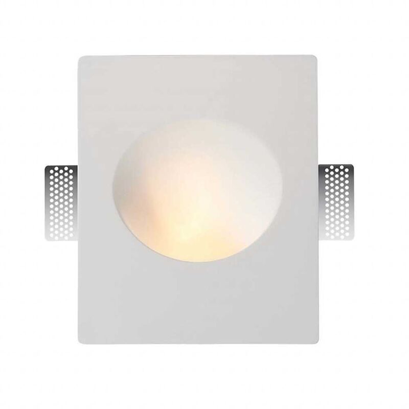 Faretto tondo design moderno vetro effetto specchio LED 5W GU10 foro 60mm