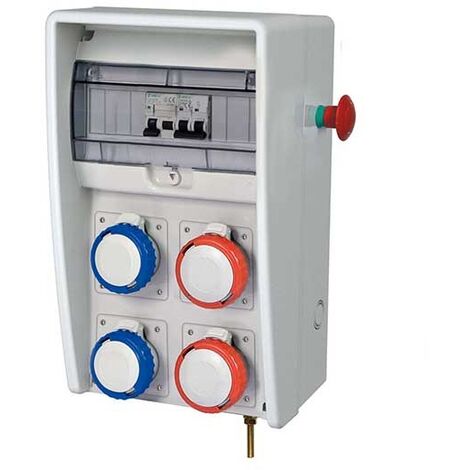 Quadro di distribuzione serie Ulisse 250 ASC con prese 2+2 CEE con ...