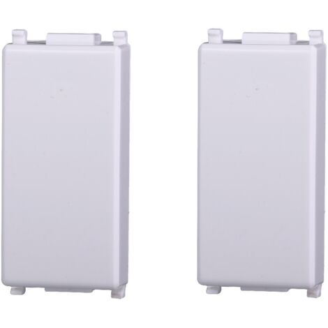 Falso polo compatibile Vimar Plana confezione 2pcs colore bianco Ettroit EV0100