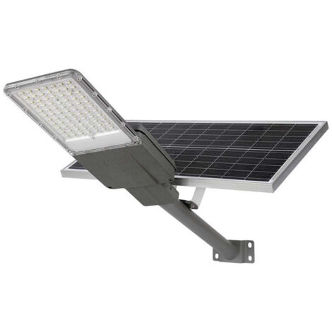 V-TAC Armatura Stradale Chip Bridgelux 20W, Pannello, Telecomando, LFP, Bianco Naturale IP65