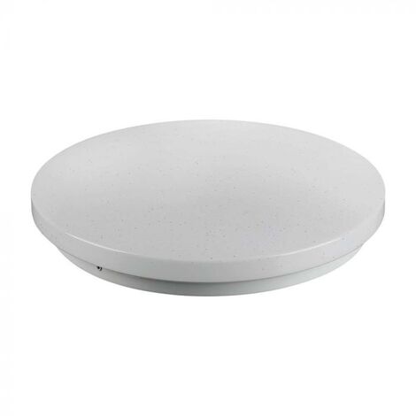 V-TAC VT-5184 Plafoniera led 24W 3IN1+RGB rotonda colore bianco effetto stellato CCT smartphone app alexa e google dimmerabile - sku 7694 (1/5)
