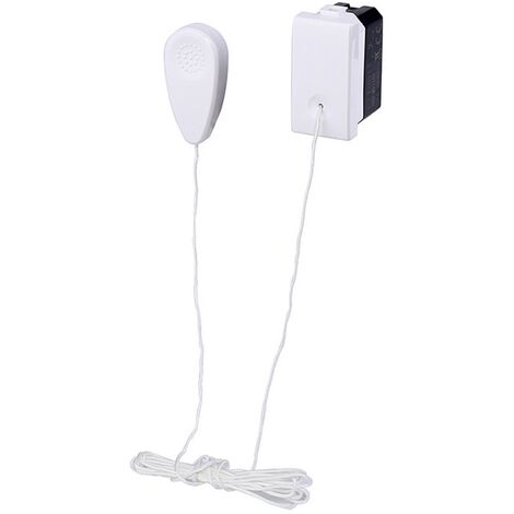 ETTROIT MT1101 Pulsante a tirante 1P 16A con corda colore bianco compatibile Bticino Matix