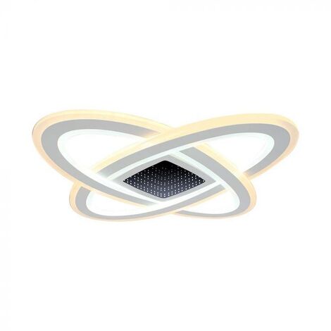 V-TAC VT-7962 Lampadario LED 130W decorativo dimmerabile effetto 3D con telecomando 5050cm CCT 3in1 3000K+6500K - 15360 (1/6)