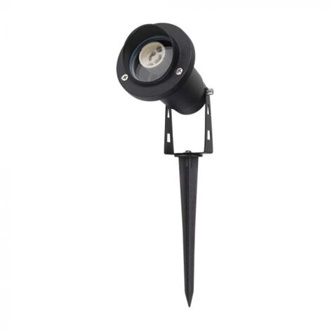 V-TAC Picchetto in Alluminio con Portalampada GU10 Orientabile 10575245mm Colore Nero IP65
