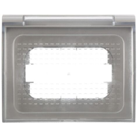 ETTROIT AG3103 Custodia IP44 3P Grigio Universale Per Scatola 503 Compatibile Bticino Vimar Gewiss