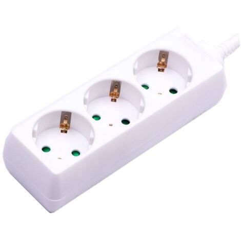 V-TAC VT-1103-3 Multipresa ciabatta 3 posti EU standard 16A cavo 3mt  - sku 8755