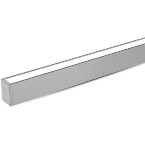 V-TAC PRO VT-7-43-S Plafoniera led linear light a sospensione samsung chip smd 40W 3510LM 120° 4000K alluminio silver raccordabile - sku 21384 (1/5)