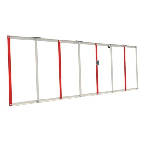 CAME 803XA-0340 Rastrelliera in alluminio verniciato modulo 1720mm completo di staffe di giunzione
