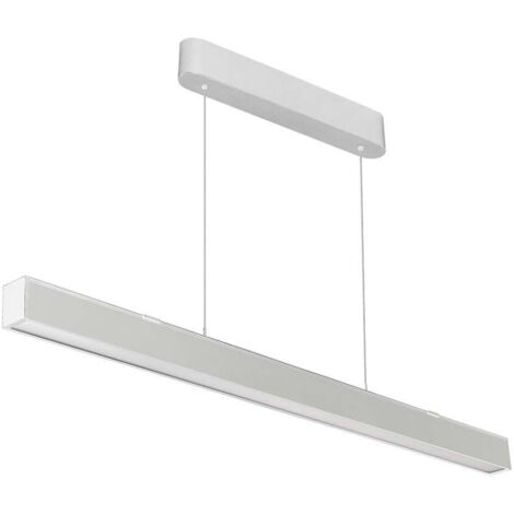 V-TAC PRO VT-7-44 Plafoniera led linear light a sospensione samsung chip smd 40W 3400LM luce CCT 3IN1 alluminio bianco - SKU10469 (1/5)