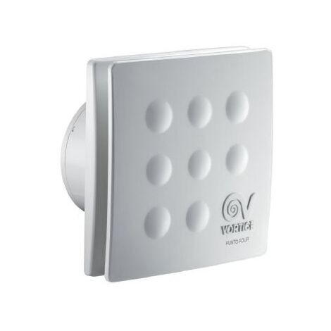 VORTICE 0000011146 aspiratore da muro elicoidale con timer MFO 100/4" T diametro 100mm