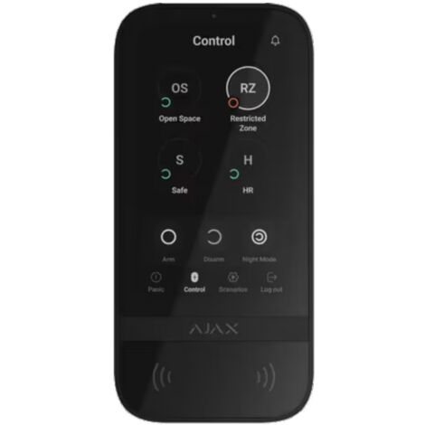 Ajax KeyPad TouchScreen Jeweller Tastiera wireless Touch screen Bianco 133211.83.BL1