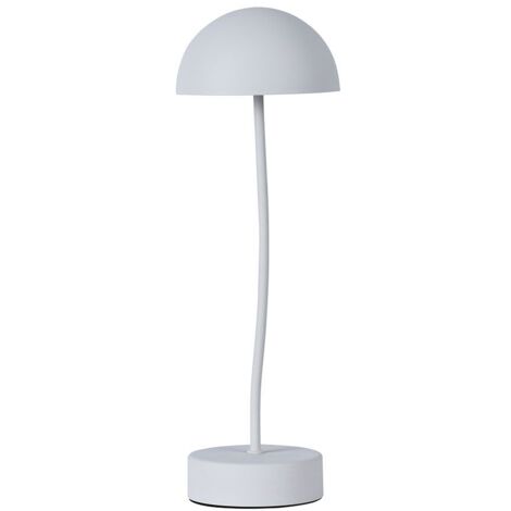 V-TAC Lampada LED da Tavolo 3W Colore Bianco ricaricabile con USB C Touch Dimmerabile Bianco Caldo