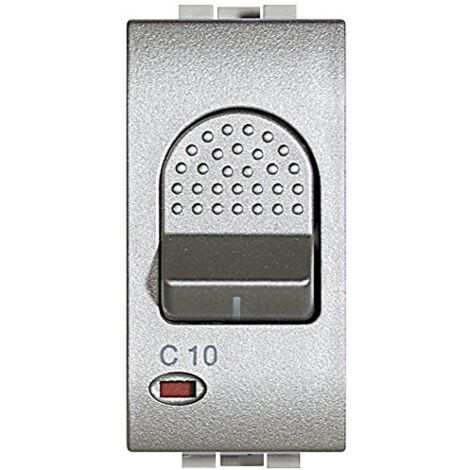 Bticino NT4301/10 Livinglight - Interruttore magnetotermico 1P+N 10A 3kA