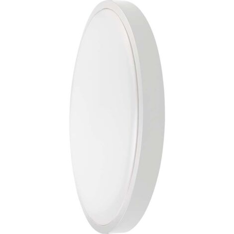 V-TAC VT-8624 Plafoniera Rotonda LED 24W con Cornice Bianca luce fredda 6500K IP44 - 76201