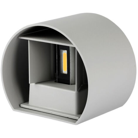 V-TAC Lampada LED Doppio LED COB 6W 110LM/W Grigio Fascio Regolabile Bianco Naturale IP65
