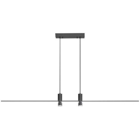 V-TAC VT-7827 Lampadario a sospensione LED colore nero 19W design moderno 80115cm luce 4000K - 10088 (1/5)