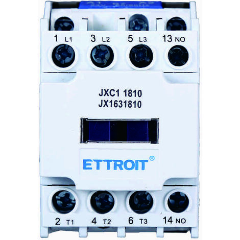 ETTROIT JX1631810 JXC1 Contattore trifase AC 24V 50/60Hz Bobina 3P 3 poli Normalmente aperto Ie 18A Ue 380V (1/3)