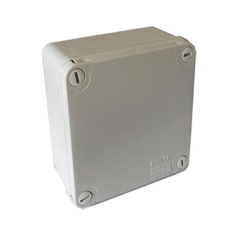 FAEG 13524 cassetta di derivazione quadrata 105 x 105 x 55 (1/4 GIRO) coperchio liscio e viti in plastica IP56