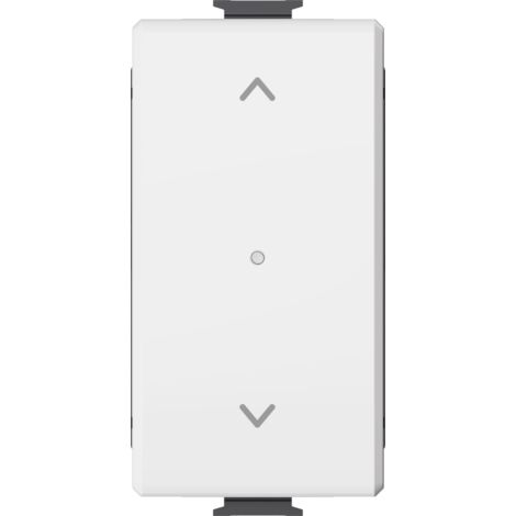 ETTROIT Comando pulsante tapparella smart Wifi Connesso saliscendi app Tuya colore bianco compatibile con Living LBWF1202