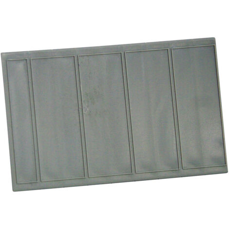 FAEG tappi DIN - Barretta 6 tappi sezionabili coprimoduli per  centralini 12cm 14500