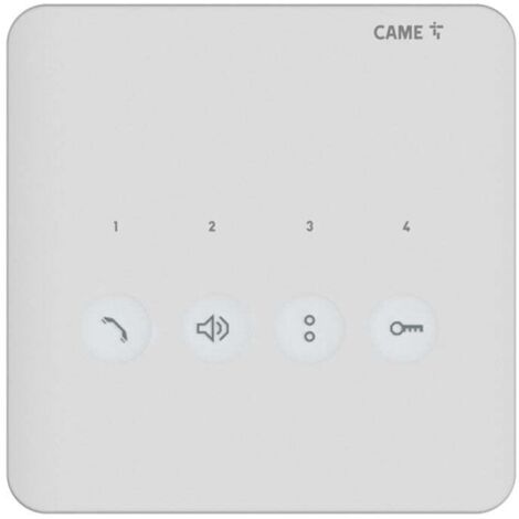 CAME citofono vivavoce PLX A X1/XIP 4 tasti chiamata colore bianco 840CC-0030